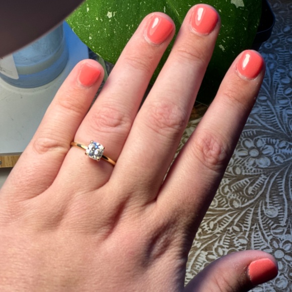 Brilliant Earth 18k gold Petal Engagement Ring - Picture 6 of 13